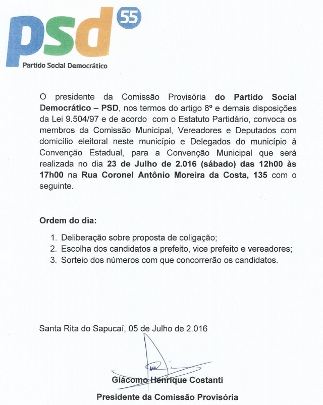 OFICIO PSD