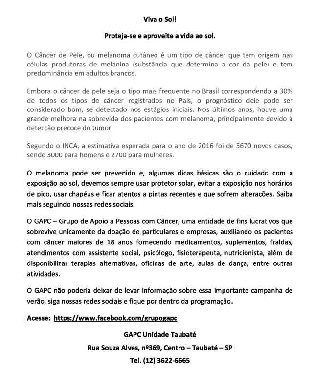 release-cancer-de-pele-2017