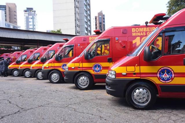 Governador Fernando Pimentel faz entrega de 35 unidades de resgate.21-02-2017-  Corpo de Bombeiros.Foto: Manoel Marques/imprensa-MG