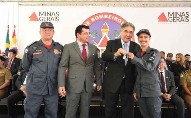 Governador Fernando Pimentel faz entrega de 35 unidades de resgate.21-02-2017-  Corpo de Bombeiros.Foto: Manoel Marques/imprensa-MG