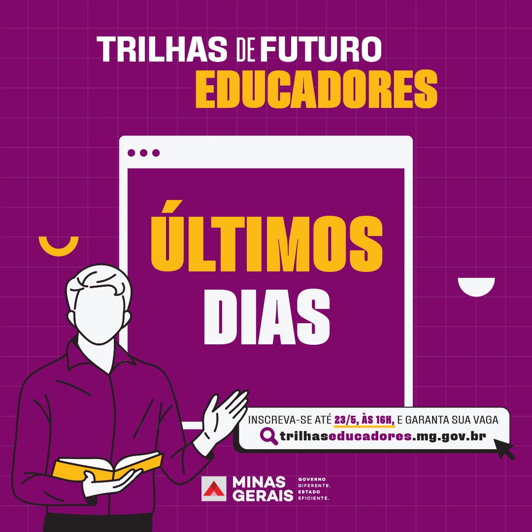 Últimos dias inscrições Trilhas de Futuro Educadores